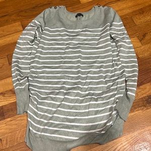 Striped maternity sweater